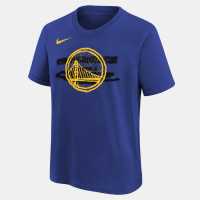 Nike Nba Team Logo Graphic Ss T-Shirt Warriors