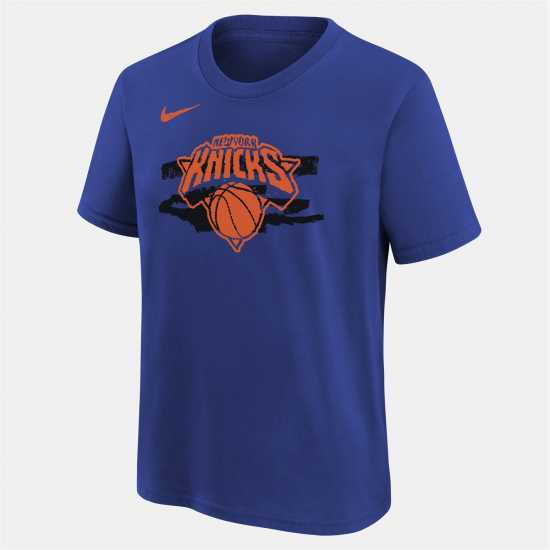Nike Nba Team Logo Graphic Ss T-Shirt Knicks Nike Nba Team Logo Graphic Ss T-Shirt Knicks