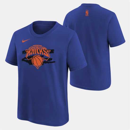 Nike Nba Team Logo Graphic Ss T-Shirt Knicks Nike Nba Team Logo Graphic Ss T-Shirt Knicks