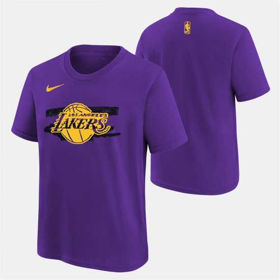 Nike Nba Team Logo Graphic Ss T-Shirt LAKERS Nike Nba Team Logo Graphic Ss T-Shirt LAKERS