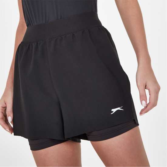 Slazenger Дамски Шорти 2In1 Shorts Womens  Дамски къси панталони