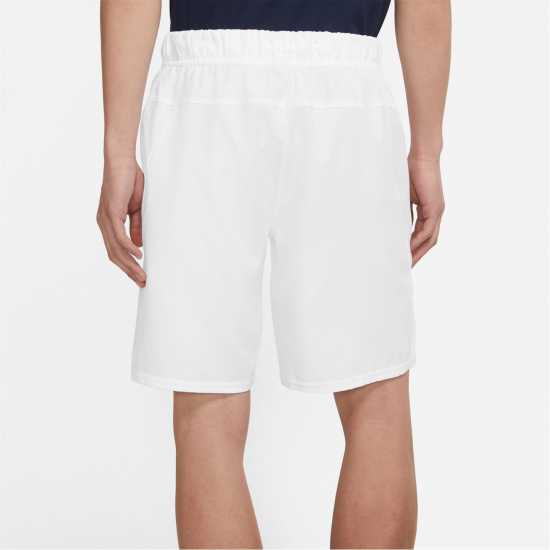 Nike Dri-FIT Victory Men's 9 Tennis Shorts White/Black Мъжко облекло за едри хора