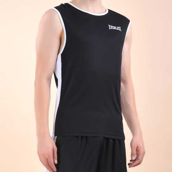 Everlast Everlast Boxing Vest Sn00 Black/White Everlast Everlast Boxing Vest Sn00 Black/White