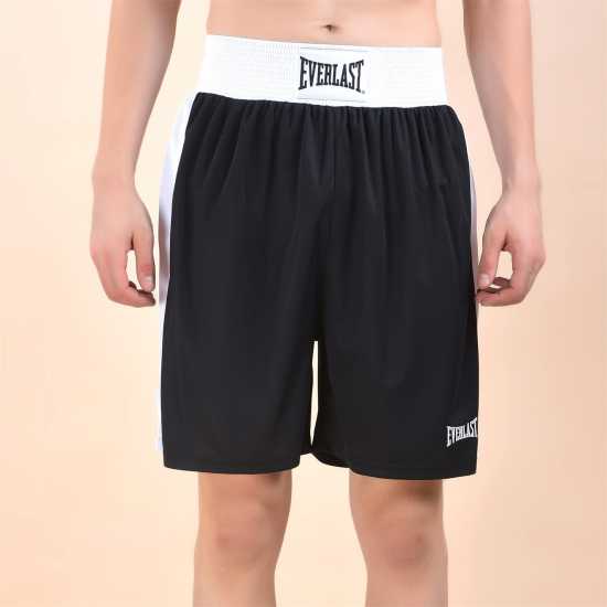 Everlast Boxing Shorts Black/White 