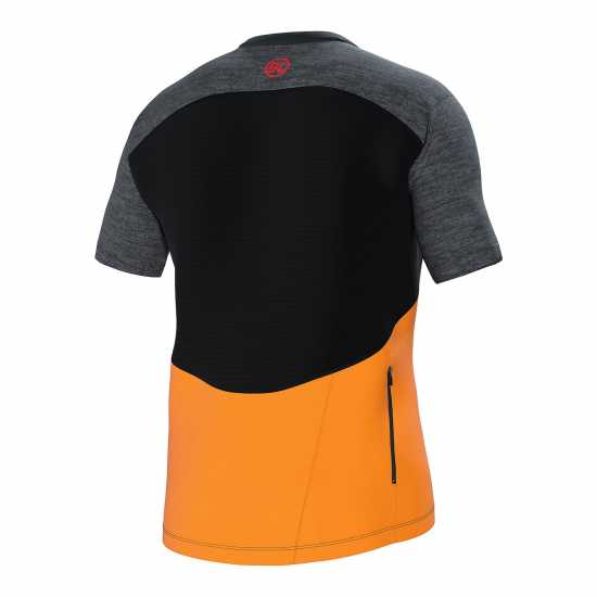 Bicycle Line Ss Zip Jersey Ag Sn99 Orange 