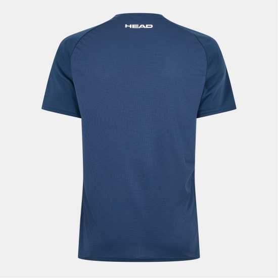Head Men's Topspin Short Sleeve Performance T-Shirt Blue Head Men's Topspin Short Sleeve Performance T-Shirt Blue
