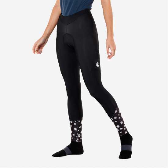 Bicycle Line Women's Soave Thermal Slim Fit Cycling Tights Черно 
