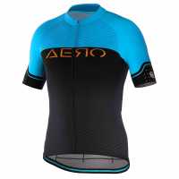 Bicycle Line Ss Zip Jersey A2 Sn99 Флуо синьо 