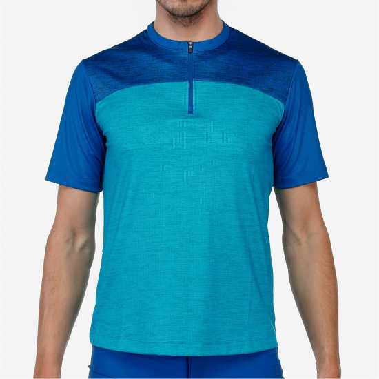 Bicycle Line Men's Sentiero Mtb Upf Protection Short Sleeve Cycling Jersey Търкоаз Bicycle Line Men's Sentiero Mtb Upf Protection Short Sleeve Cycling Jersey Търкоаз