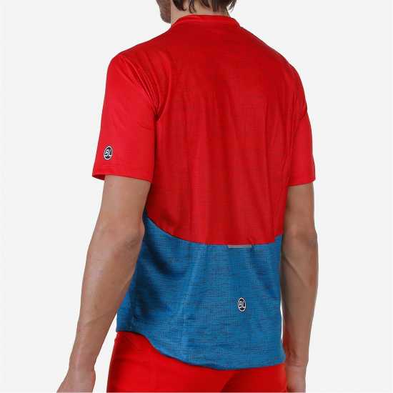 Bicycle Line Men's Sentiero Mtb Upf Protection Short Sleeve Cycling Jersey Авио синьо Bicycle Line Men's Sentiero Mtb Upf Protection Short Sleeve Cycling Jersey Авио синьо