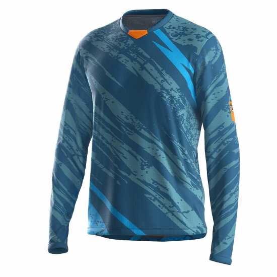 Bicycle Line Ls Jersey Pon Sn99 Blue 