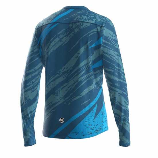 Bicycle Line Ls Jersey Pon Sn99 Blue 