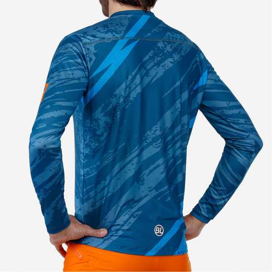 Bicycle Line Ls Jersey Pon Sn99 Blue 
