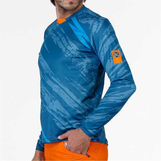Bicycle Line Ls Jersey Pon Sn99 Blue 