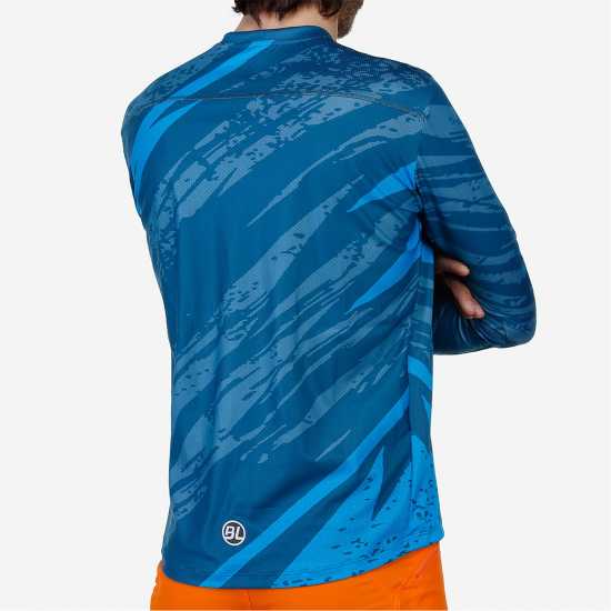 Bicycle Line Ls Jersey Pon Sn99 Blue 