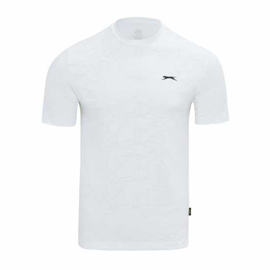 Slazenger Knit Ten Tee White Тенис облекло