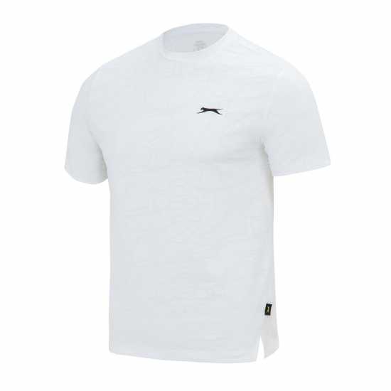 Slazenger Knit Ten Tee White Тенис облекло