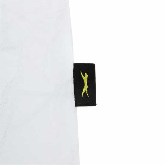 Slazenger Knit Ten Tee White Тенис облекло