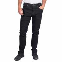 Мъжки Джинси Iron Mountain Workwear Straight Leg Work Denim Jeans Mens Black Работни панталони