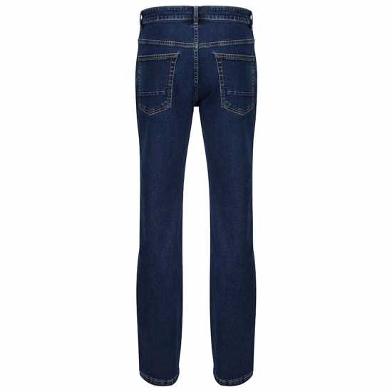 Мъжки Джинси Iron Mountain Workwear Straight Leg Work Denim Jeans Mens Blue Работни панталони
