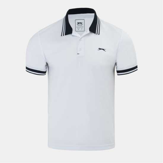 Slazenger Contrast Polo Mens  Тенис облекло