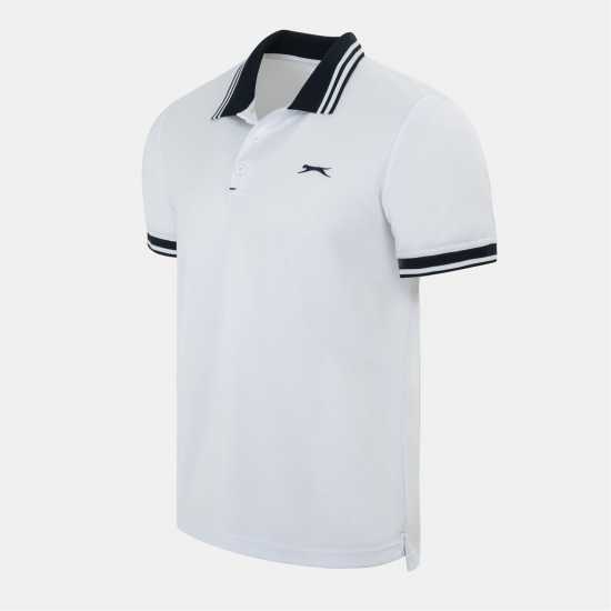 Slazenger Contrast Polo Mens  Тенис облекло