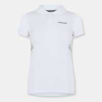 Блуза С Яка Head Women's Club Technical Short Sleeve Performance Polo Shirt White 