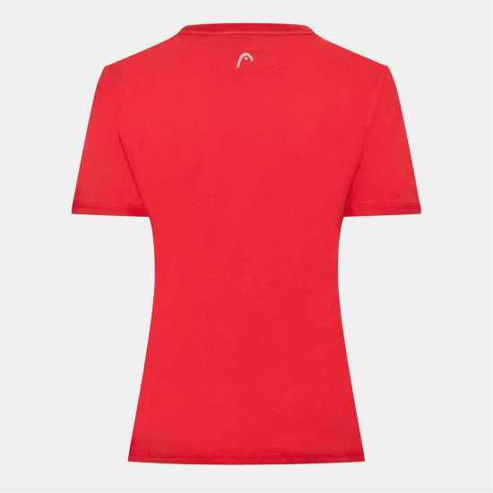 Head Women's Club Lisa Short Sleeve Performance T-Shirt Red 