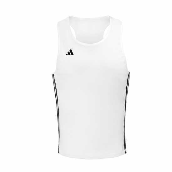 Adidas Boxing Vest White Мъжко облекло за едри хора