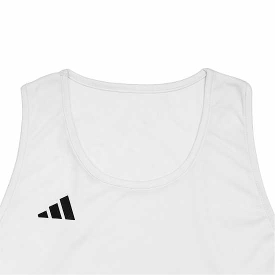 Adidas Boxing Vest White Мъжко облекло за едри хора