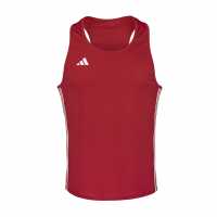 Adidas Boxing Vest Червено Мъжко облекло за едри хора