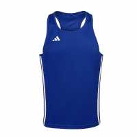 Adidas Boxing Vest Blue Мъжко облекло за едри хора