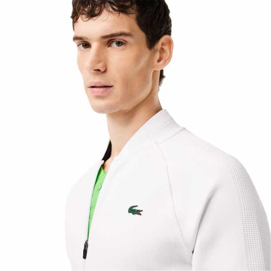 Lacoste Daniil Jkt Sn99 Бяло/Бяло Дрехи за фитнес
