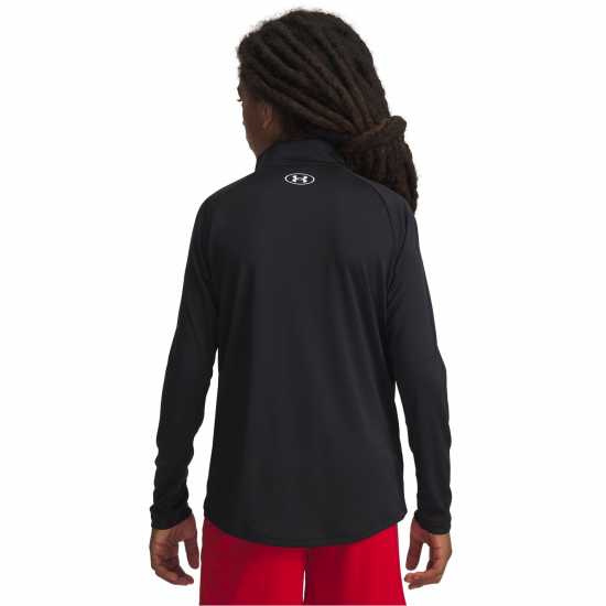 Under Armour Tech™ 2.0 ½ Zip Juniors Черно/Бяло Under Armour Tech™ 2.0 ½ Zip Juniors Черно/Бяло