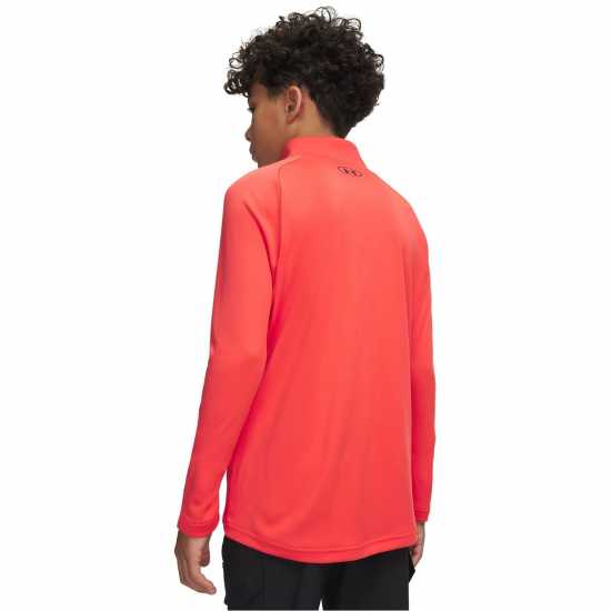 Under Armour Tech™ 2.0 ½ Zip Juniors Venom Red/Black Under Armour Tech™ 2.0 ½ Zip Juniors Venom Red/Black