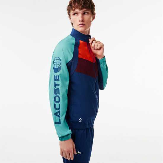 Lacoste Tennis X Daniil Medvedev Tracksuit Метилен Мъжки спортни екипи в две части