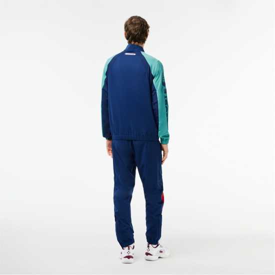 Lacoste Tennis X Daniil Medvedev Tracksuit Метилен Мъжки спортни екипи в две части