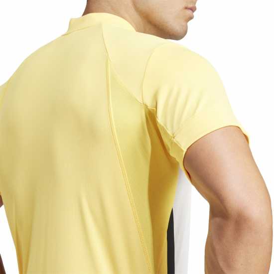 Adidas Мъжка Блуза С Яка Tennis Heat.rdy Pro Freelift Henley Polo Shirt Mens  Мъжко облекло за едри хора