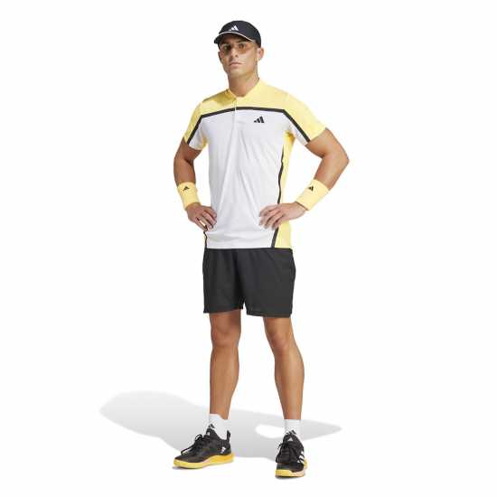 Adidas Мъжка Блуза С Яка Tennis Heat.rdy Pro Freelift Henley Polo Shirt Mens  Мъжко облекло за едри хора