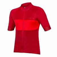Endura Fs260-Pro Short Sleeve Jersey Ii RustRed Мъжки тениски с яка