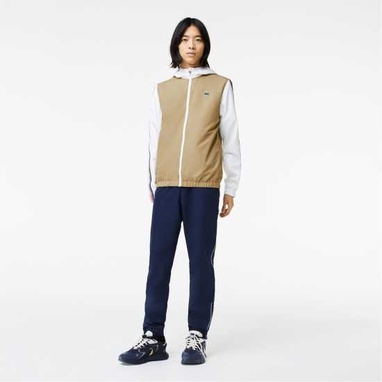 Lacoste Colour Block Tracksuit Лъв/Брашно Мъжки спортни екипи в две части