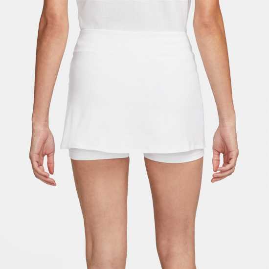 Nike Dri-FIT Victory Women's Tennis Skirt White/Black Дамско облекло плюс размер