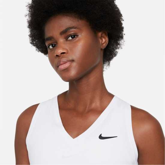 Nike Victory Women's Tennis Tank White/Black - Дамски потници