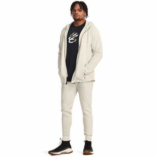 Under Armour Мъжко Яке Curry Playable Jacket Mens Бяло Мъжки суитчъри и блузи с качулки