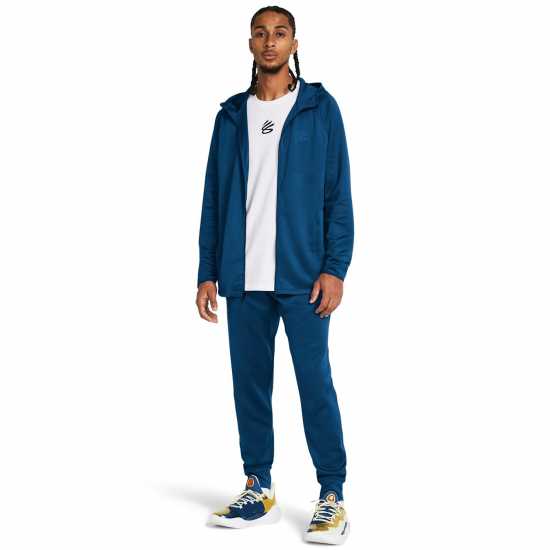 Under Armour Мъжко Яке Curry Playable Jacket Mens Синьо Мъжки суитчъри и блузи с качулки