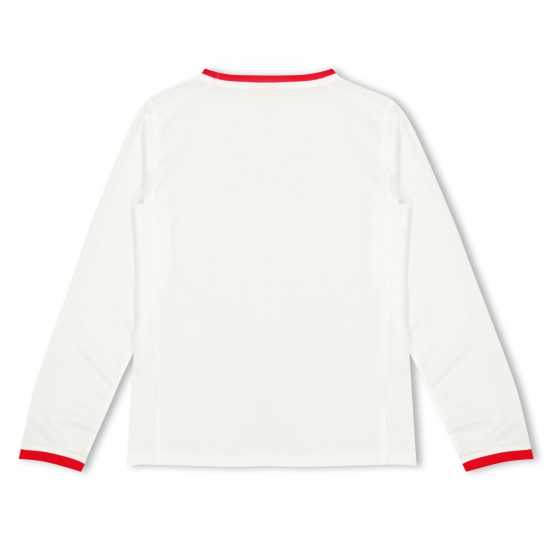 Puma (13) Fb Powercat 5.12 Ls Shirt Juniors White 