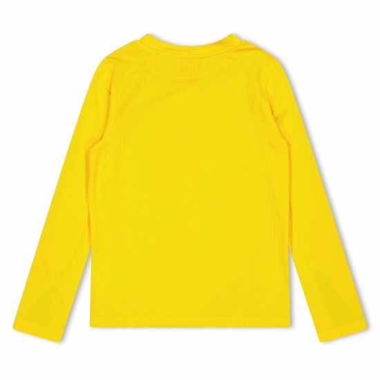 Puma (13) Team Ls Shirt Juniors Yellow 
