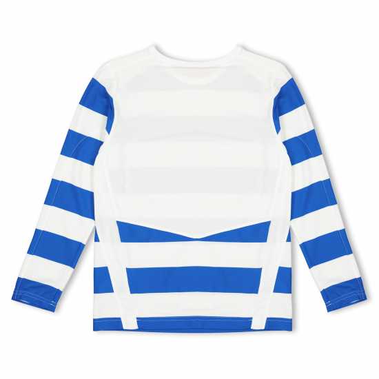 Puma Boy Hooped Ls Tee Juniors  