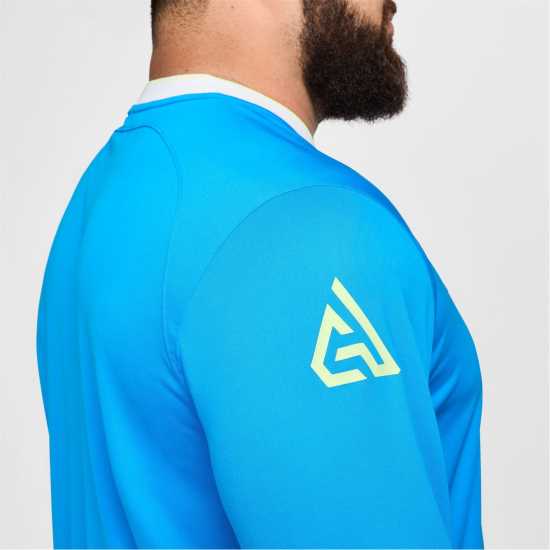 Nike Giannis Dri-Fit Long Sleeve Basketball Top Mens Фото Синьо/Волт Мъжки тениски и фланелки