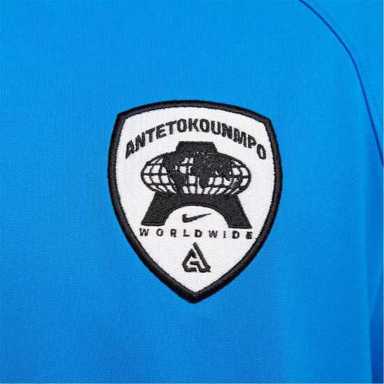 Nike Giannis Dri-Fit Long Sleeve Basketball Top Mens Фото Синьо/Волт Мъжки тениски и фланелки